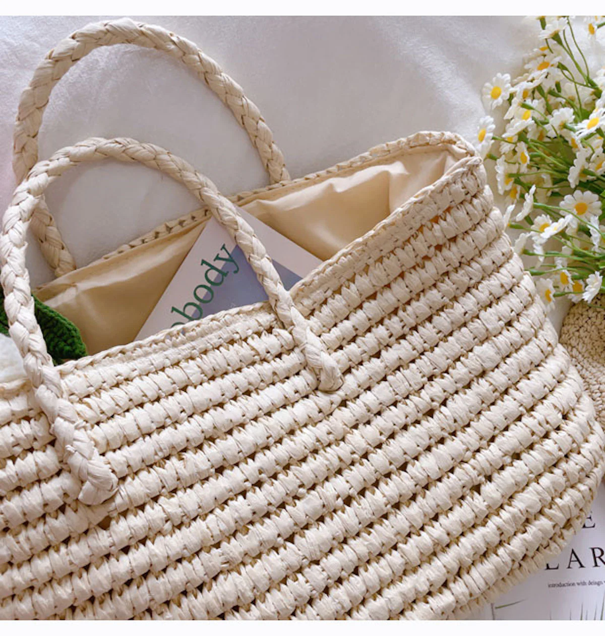Handbags Straw Woven Summer Beach Bag
