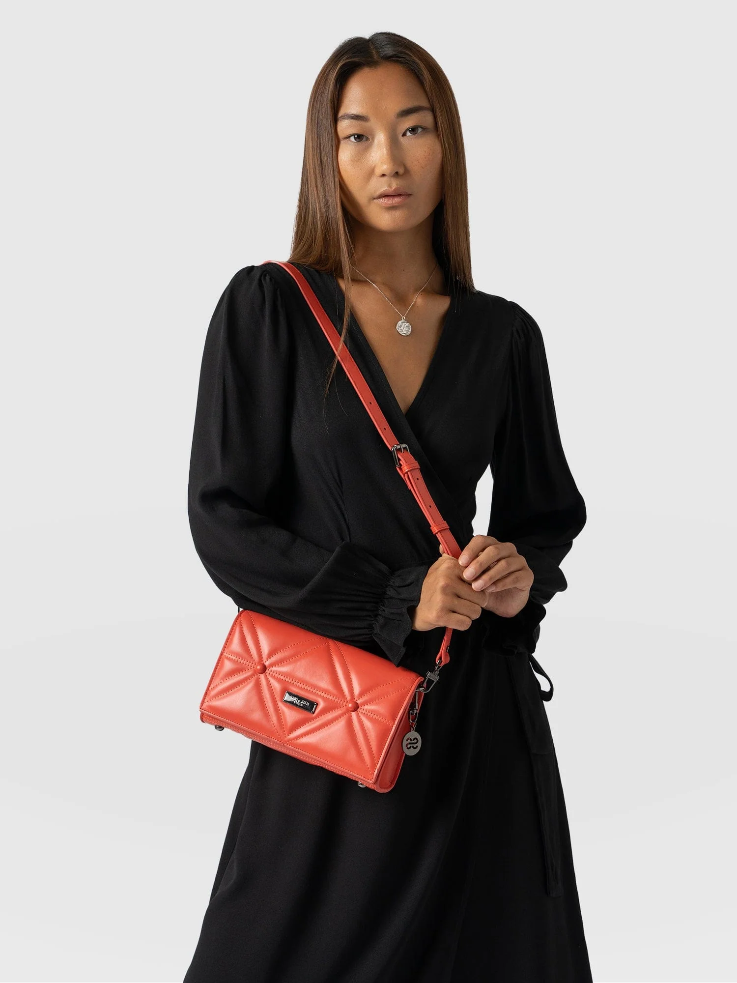 Cross Body Bag - Coral