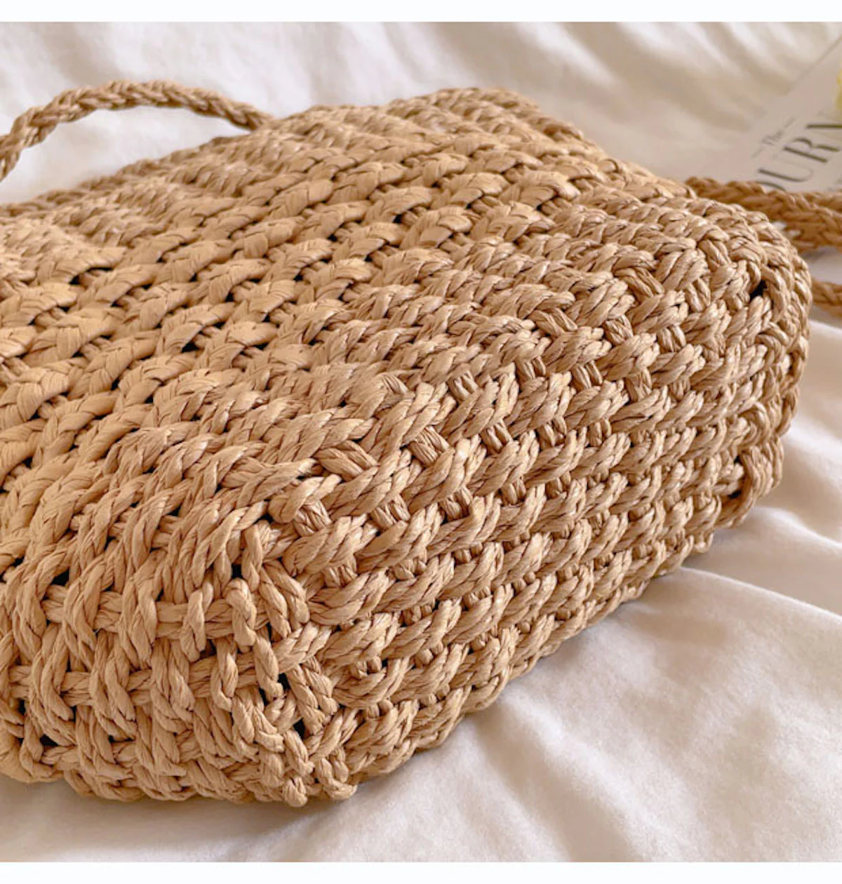 Handbags Simple Woven Straw Tote Bag