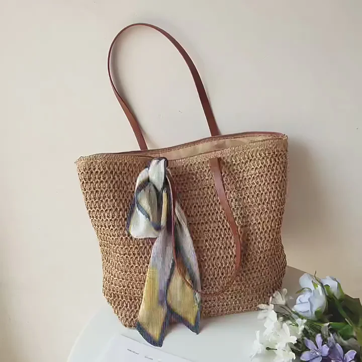 Handbags Straw Woven Tote
