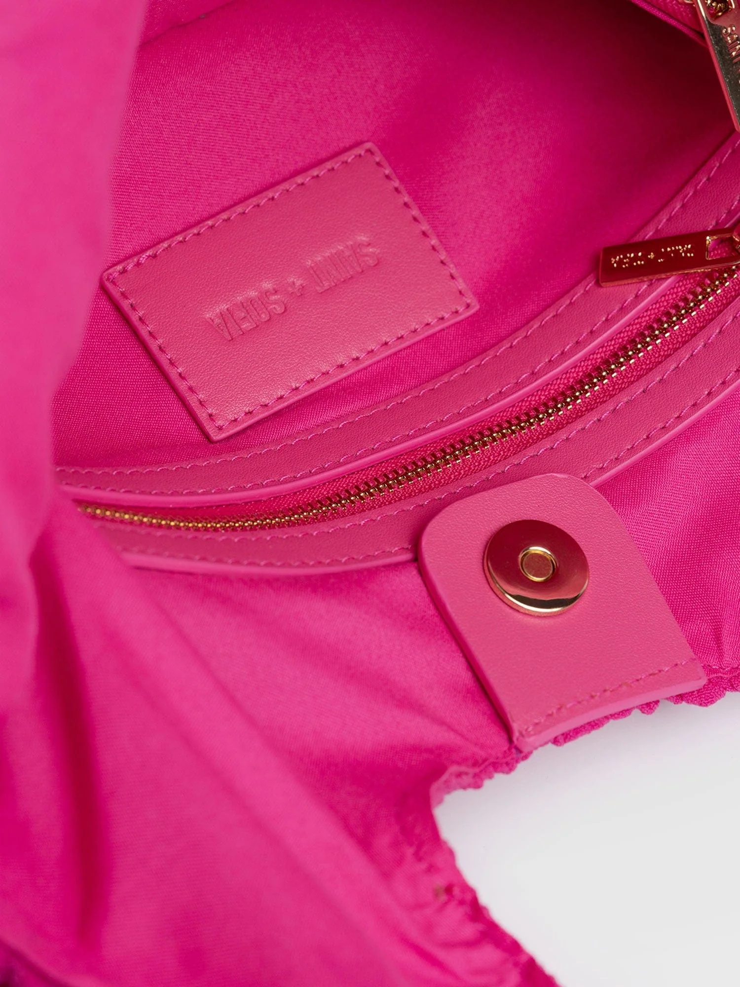 Shoulder Tote Bag - Fuchsia Pink