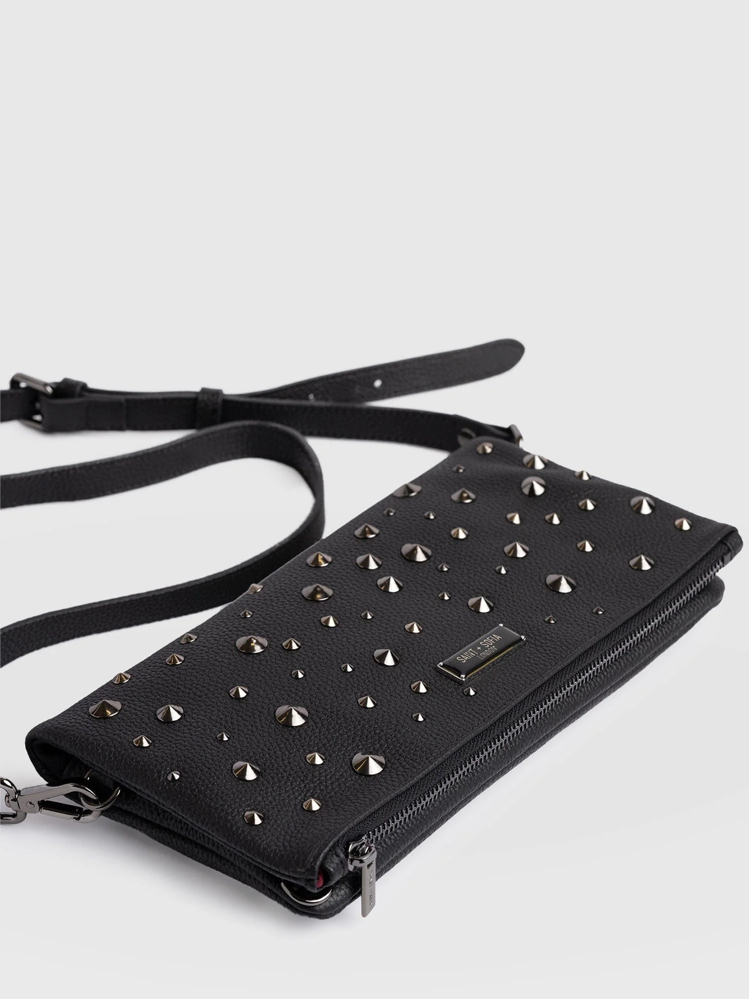 Studded Clutch - Black