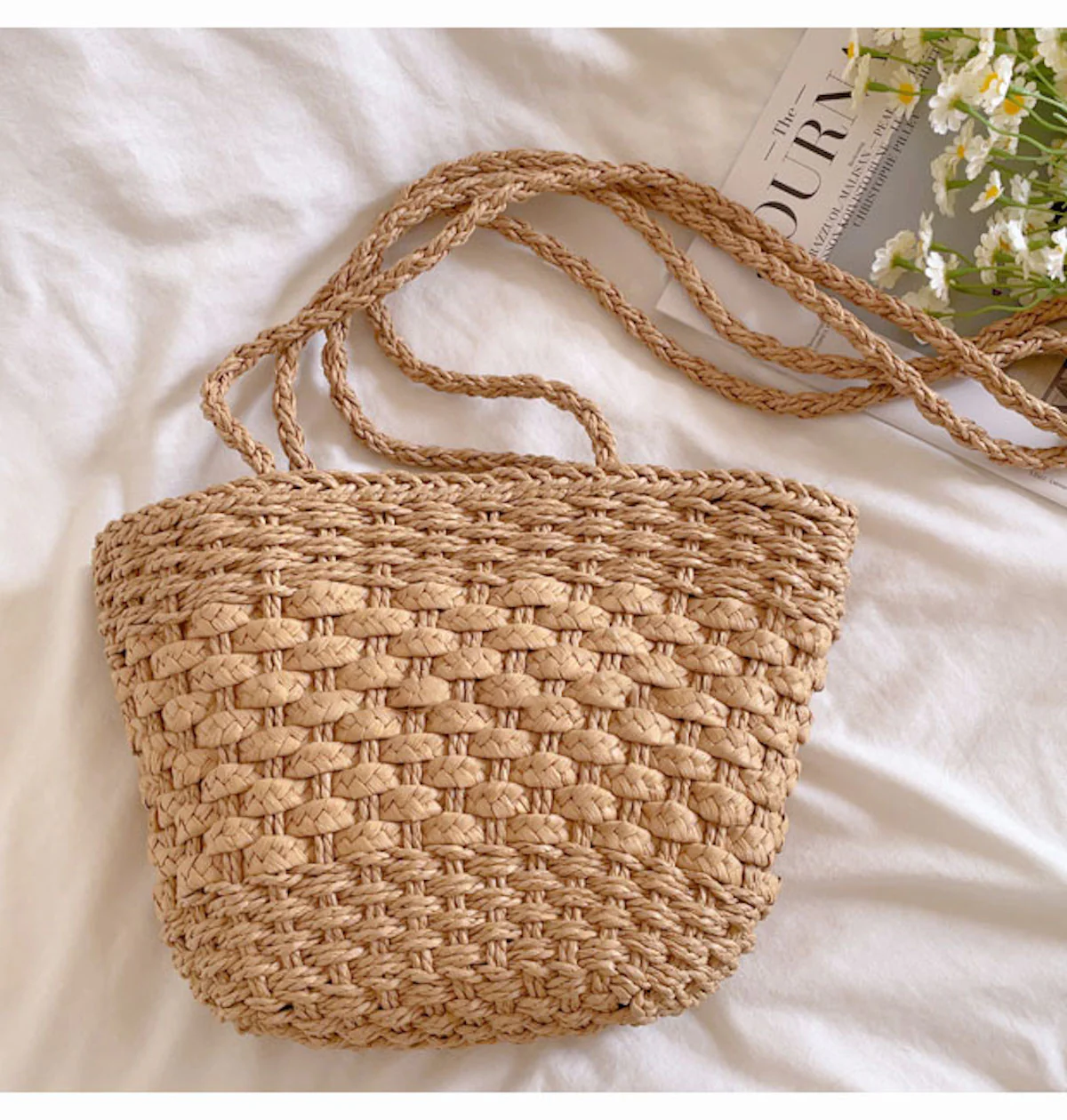 Handbags Simple Woven Straw Tote Bag