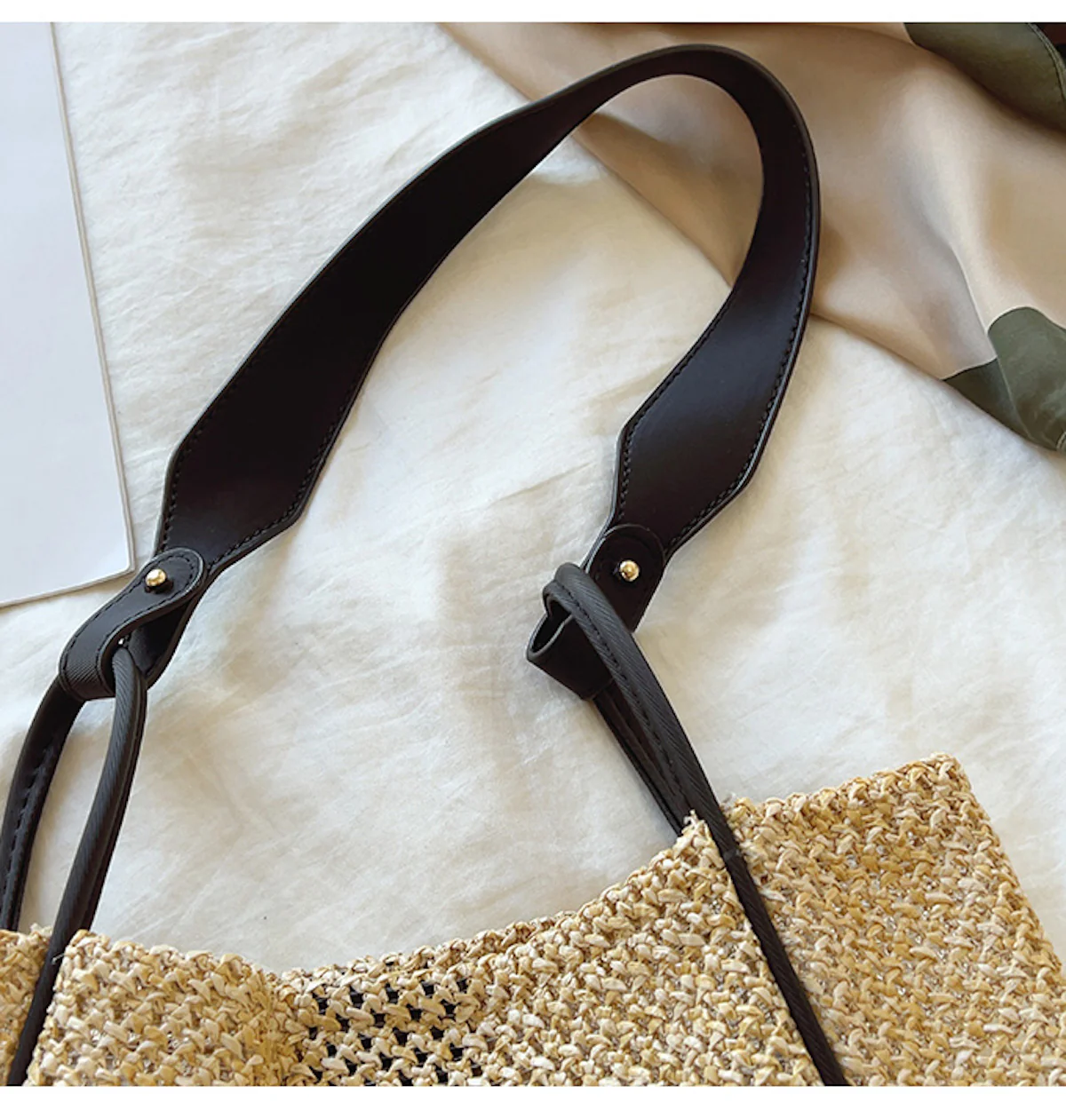 Handbags Straw Woven Work Tote