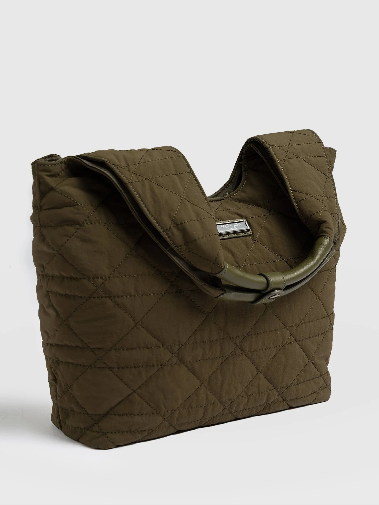 Shoulder Tote Bag - Khaki