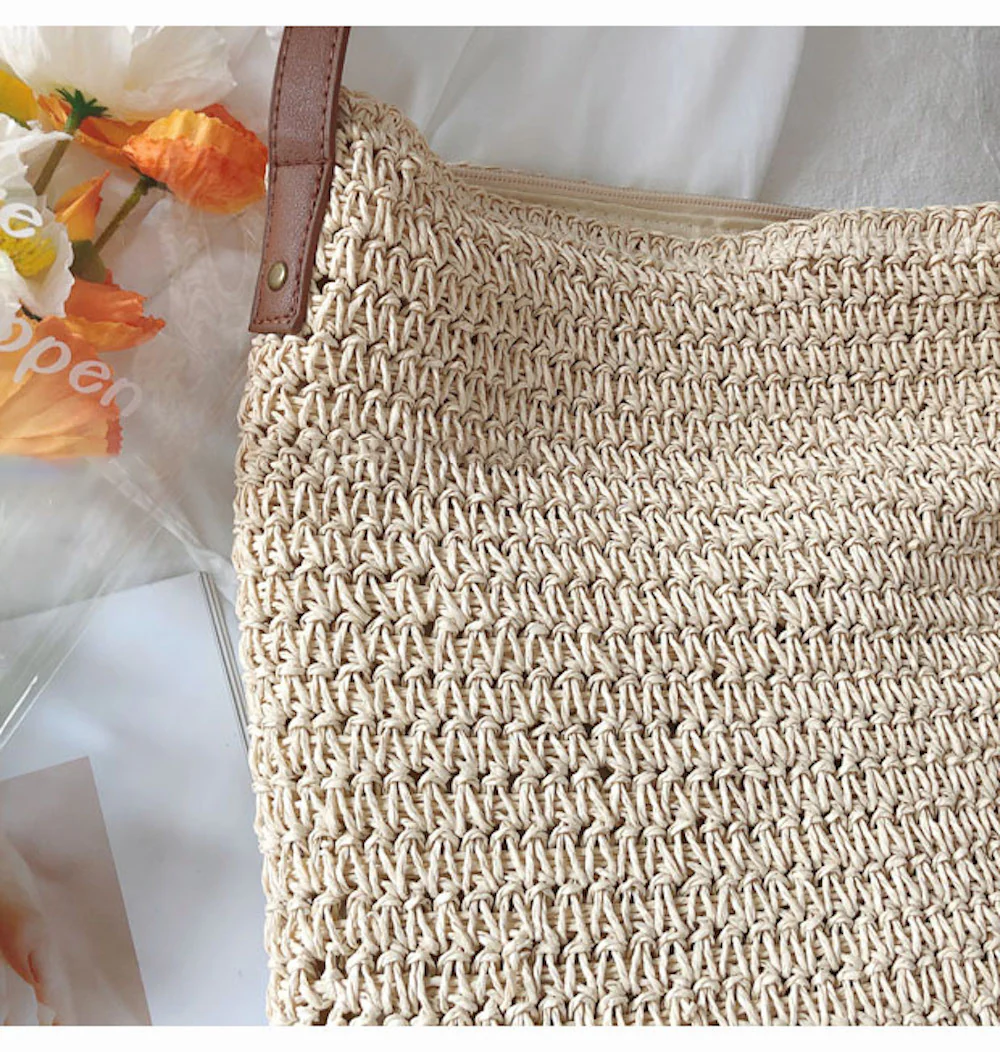 Handbags Straw Woven Retro Shoulder Bag