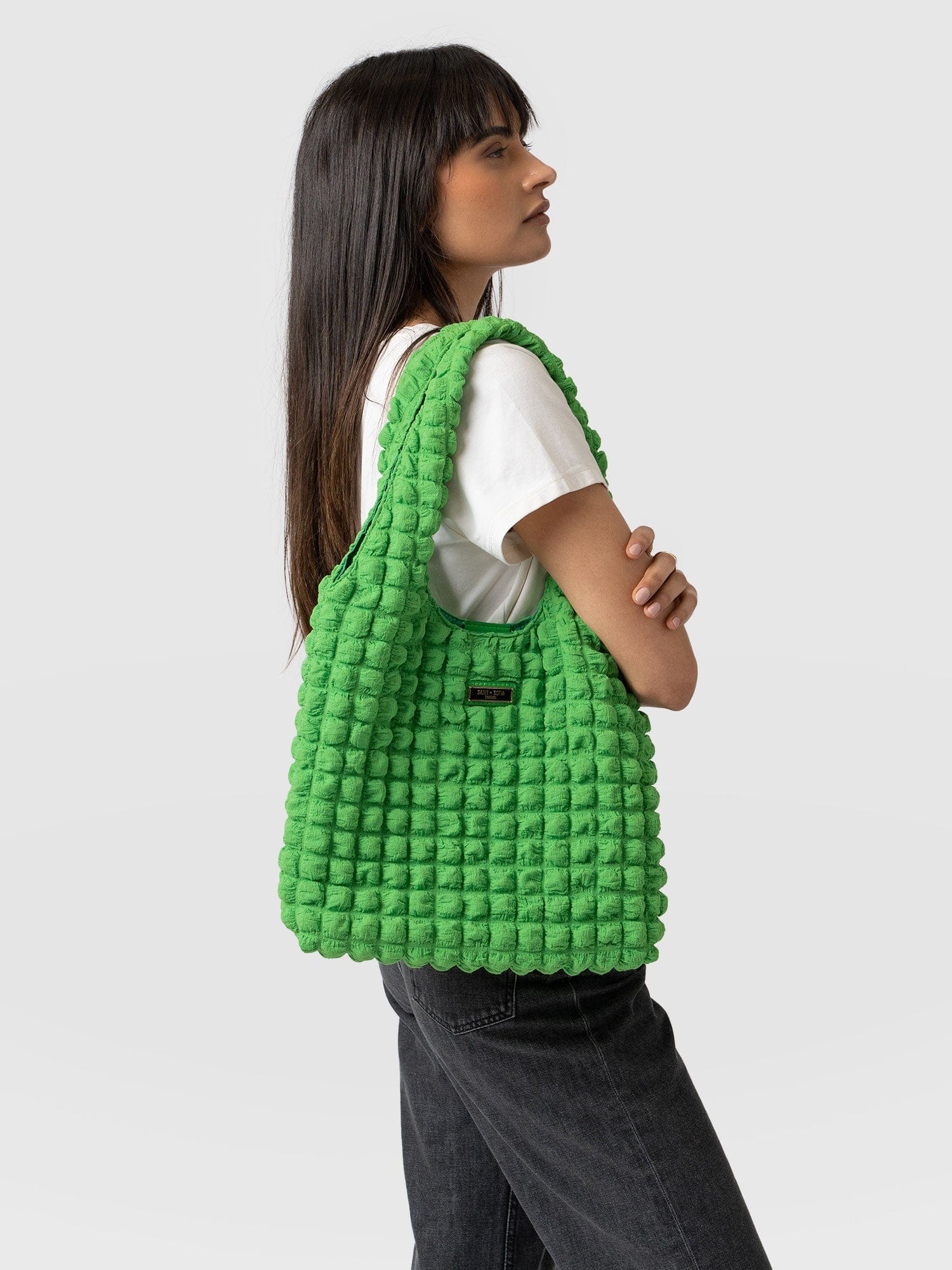 Shoulder Tote Bag - Green