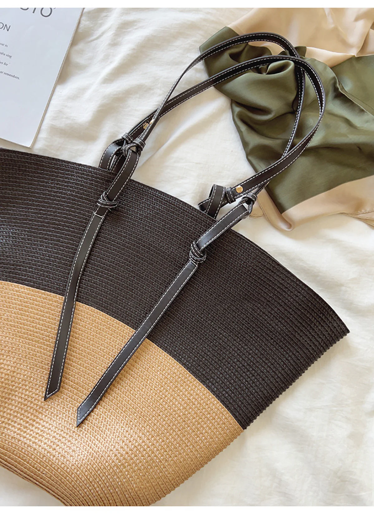 Handbags Large Shell Shaped Straw Purse Beach Bag