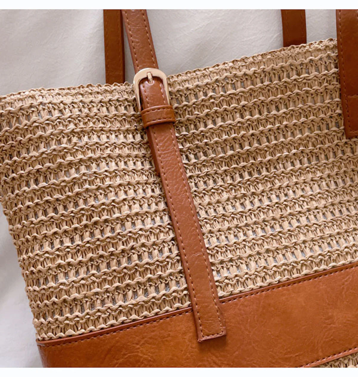 Handbags Straw Woven Tote Shoulder Bag