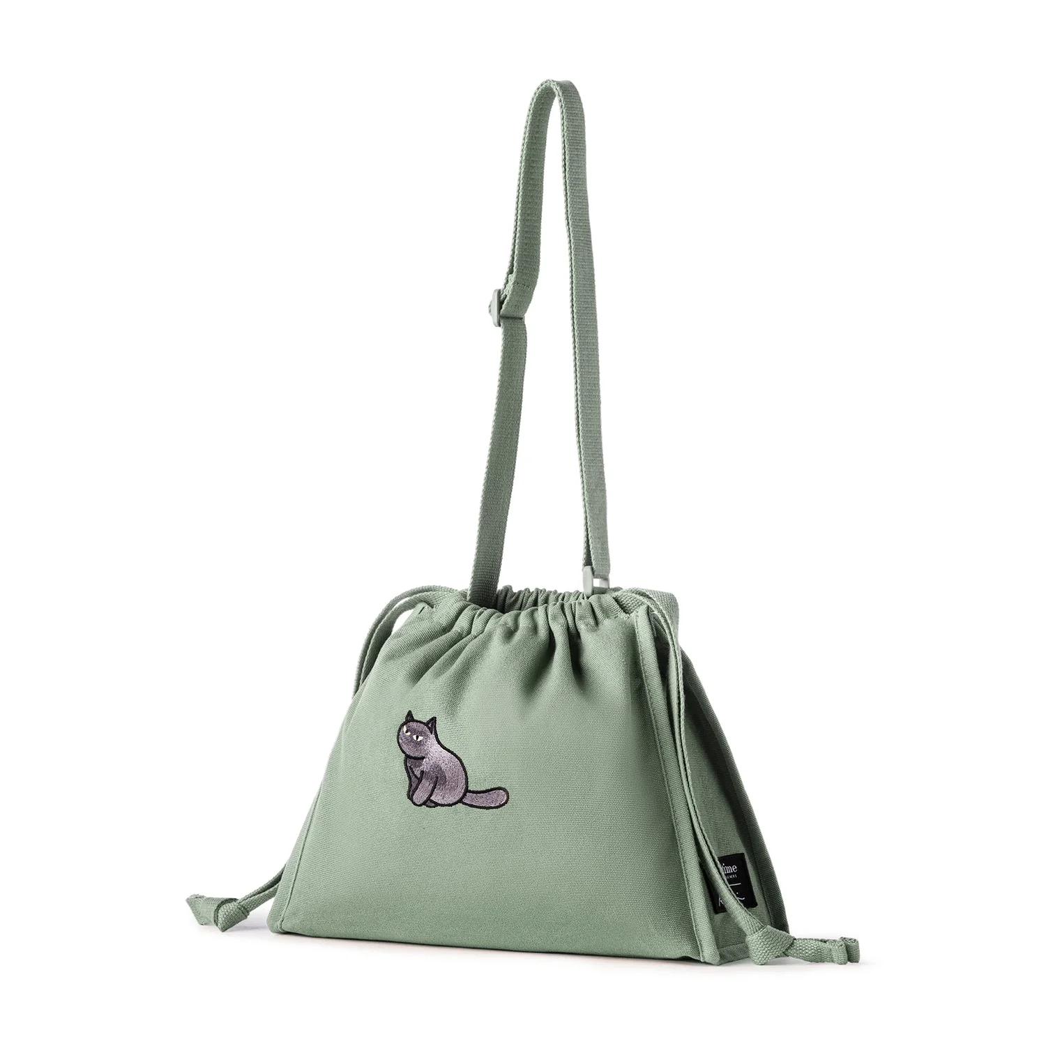 Furry Drawstring 37 Crossbody Bag