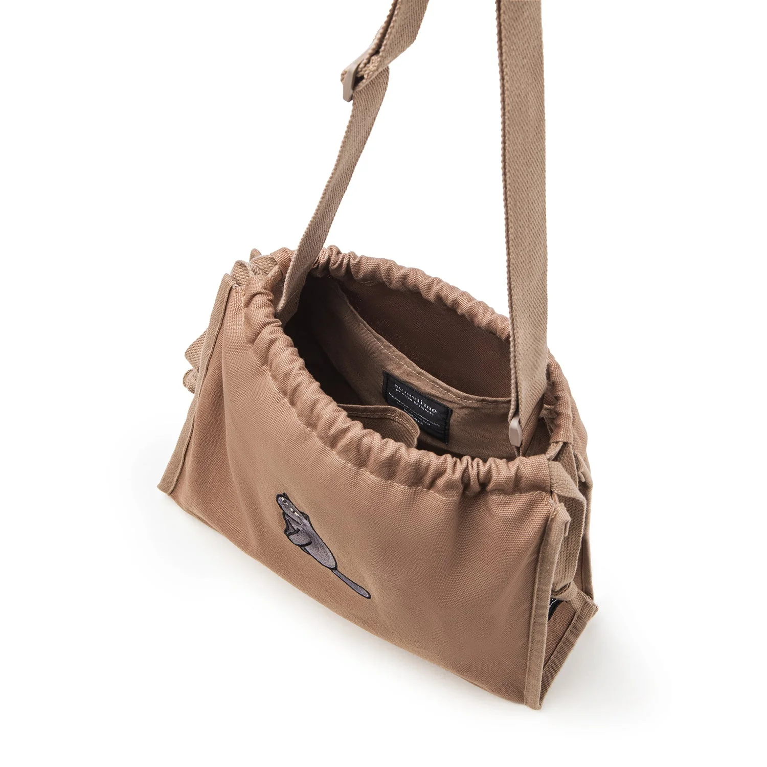 Furry Drawstring 37 Crossbody Bag