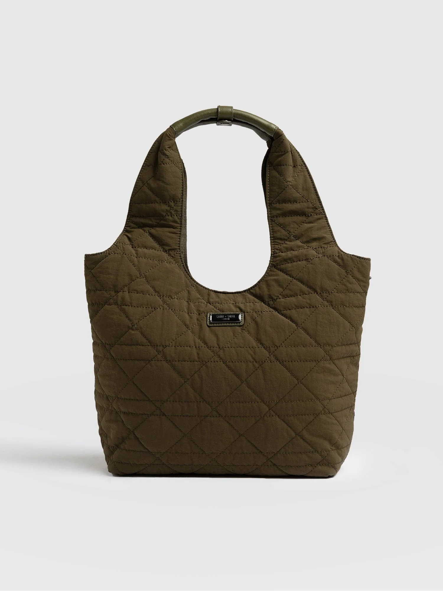 Shoulder Tote Bag - Khaki