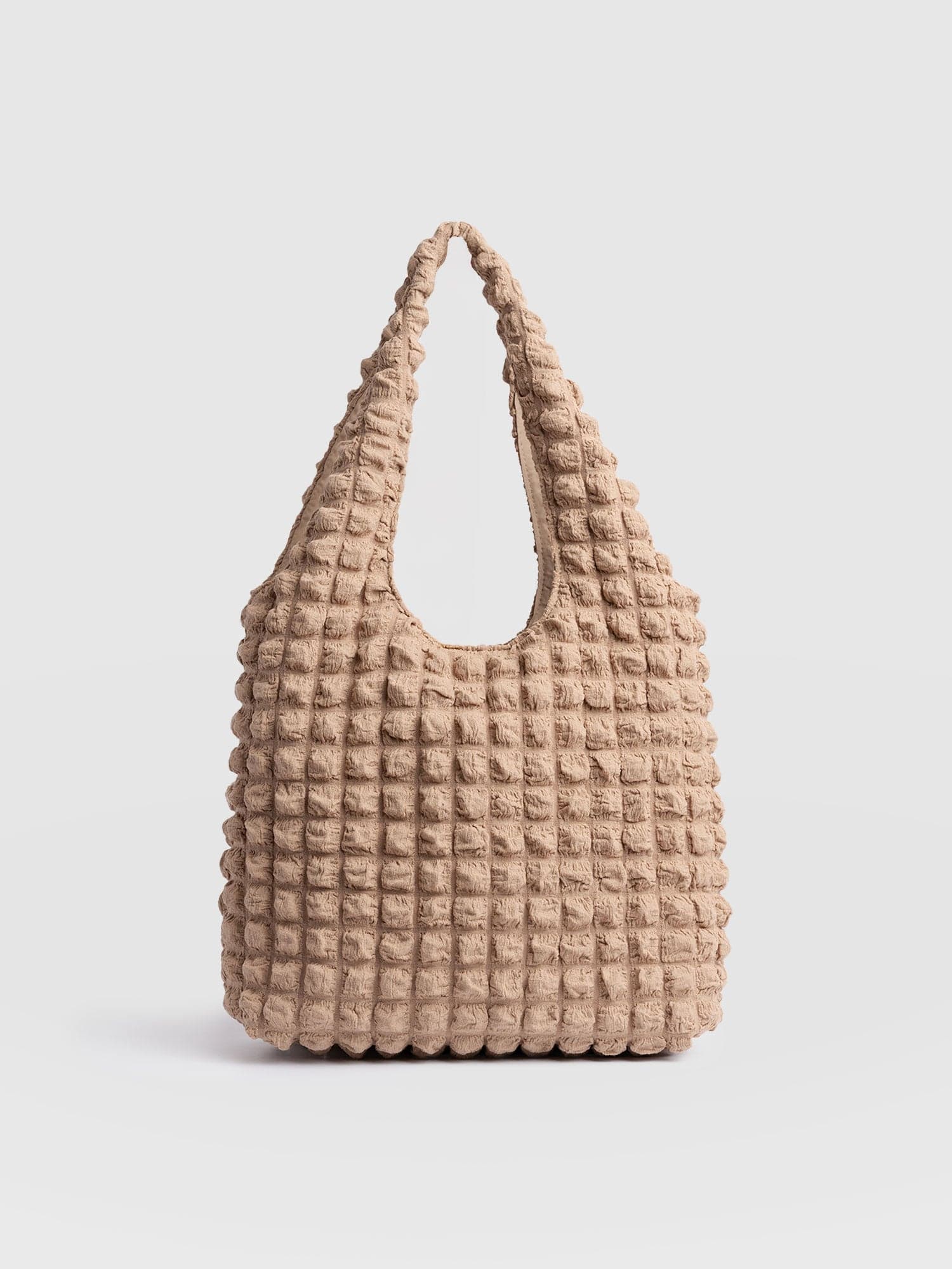 Shoulder Tote Bag - Beige
