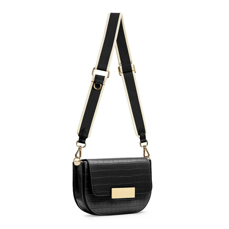 Gaia Crossbody Saddle Bag