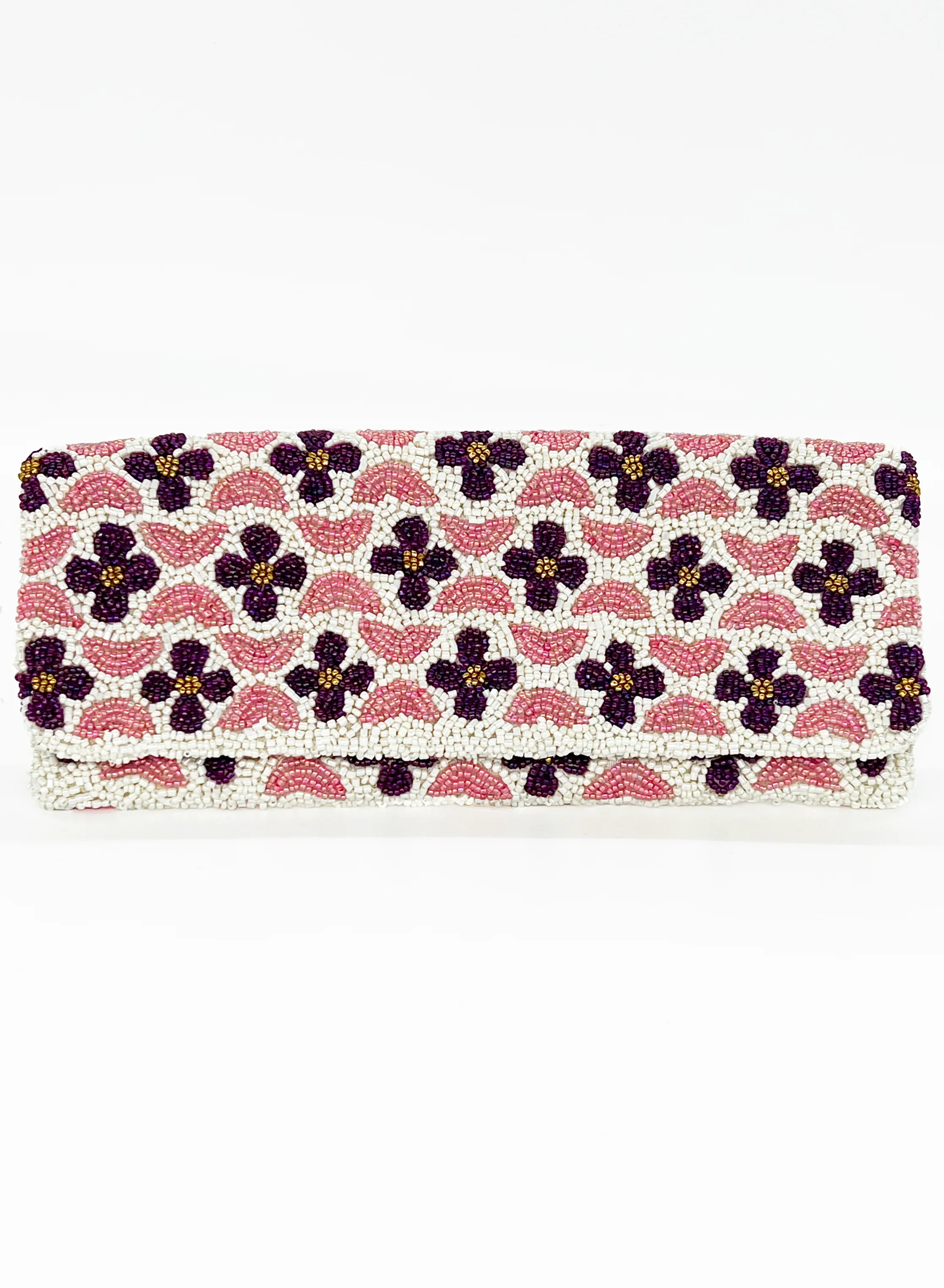 Clutch- Veranda Pink Purple