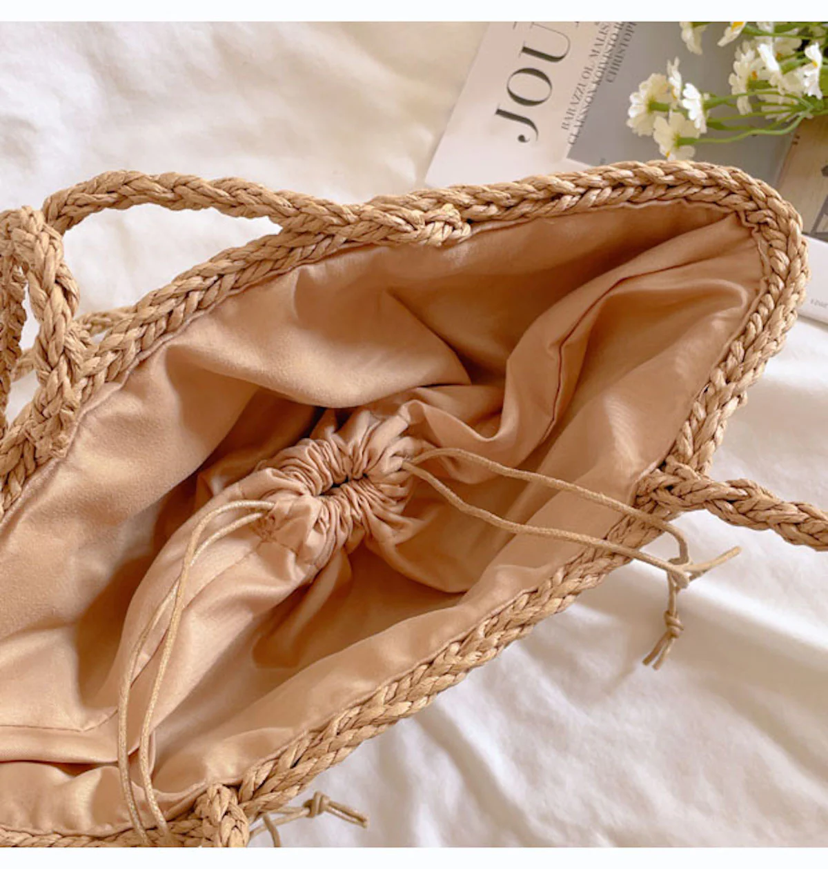 Handbags Simple Woven Straw Tote Bag