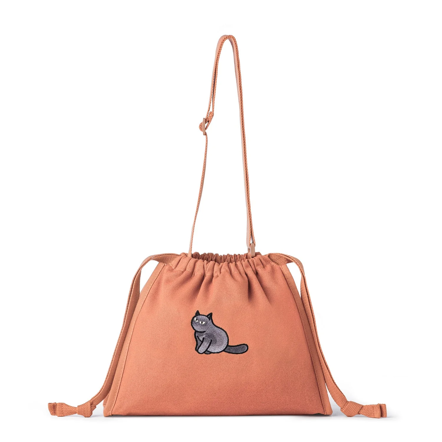 Furry Drawstring 37 Crossbody Bag