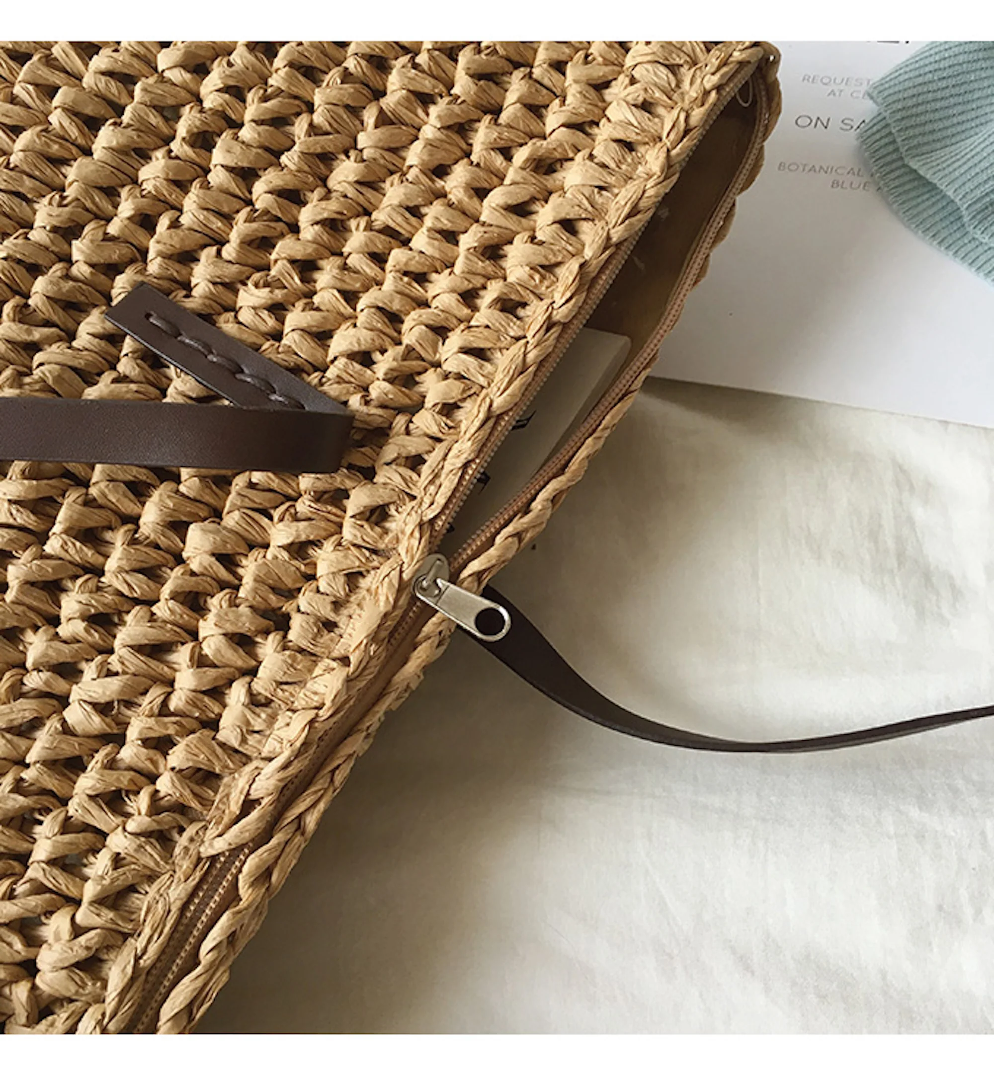 Handbags Everyday Large Straw Woven Summer Bag