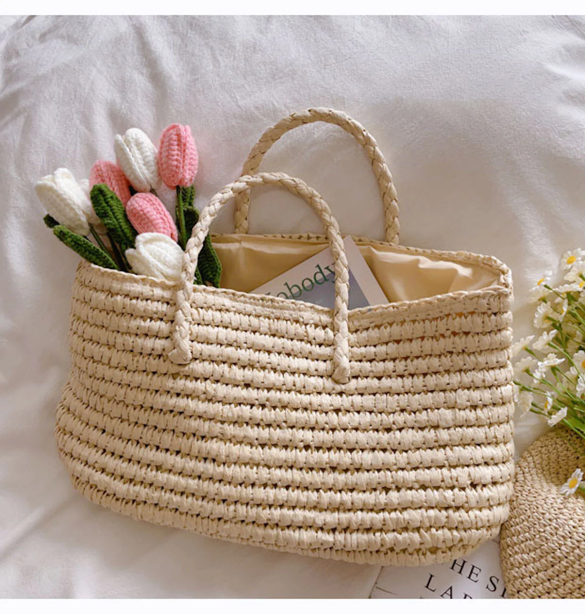 Handbags Straw Woven Summer Beach Bag