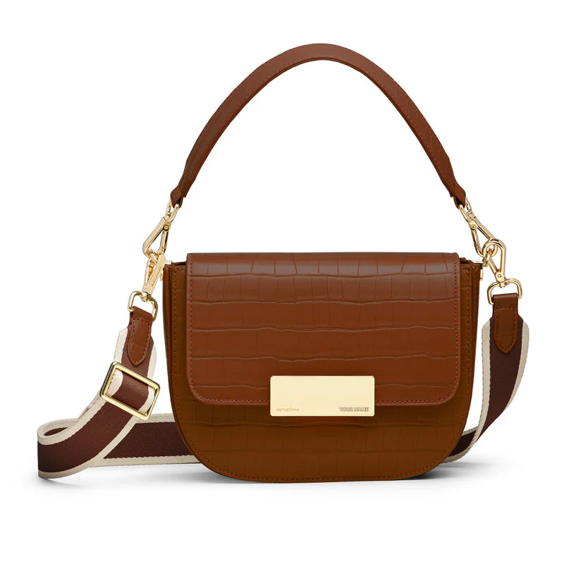 Gaia Crossbody Saddle Bag