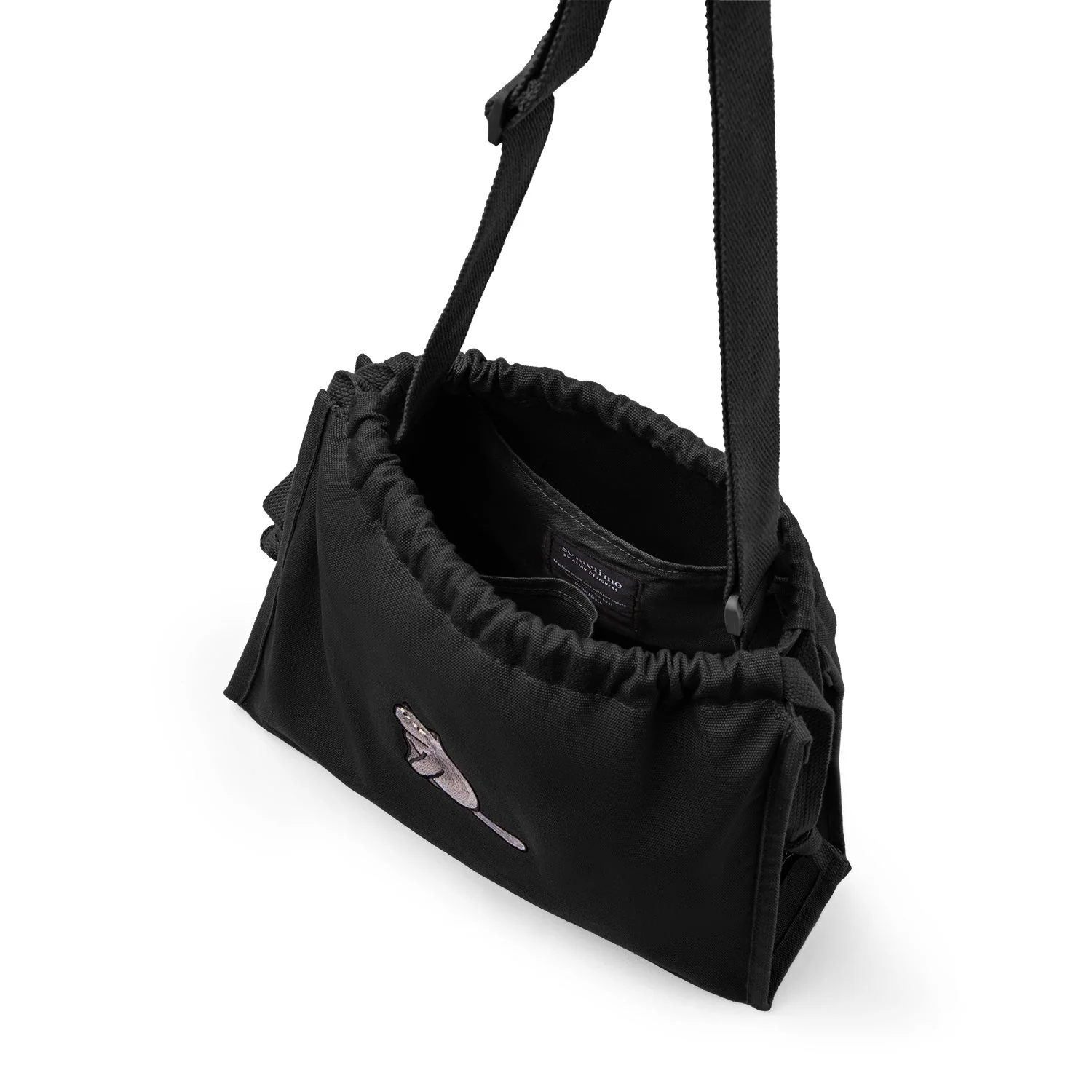 Furry Drawstring 37 Crossbody Bag