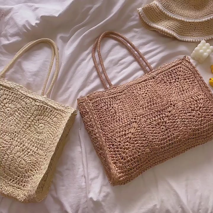 Handbags Large Straw Summer Tote