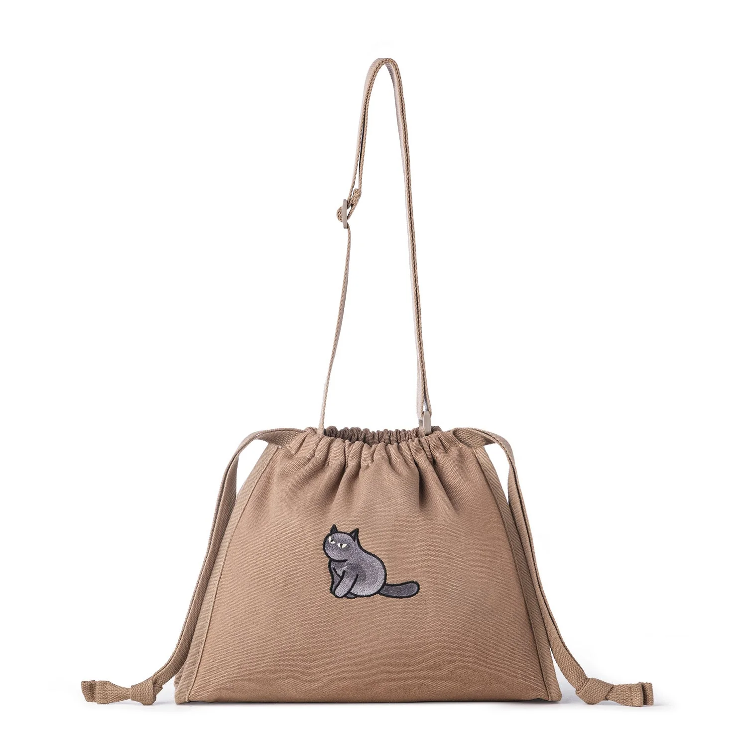 Furry Drawstring 37 Crossbody Bag
