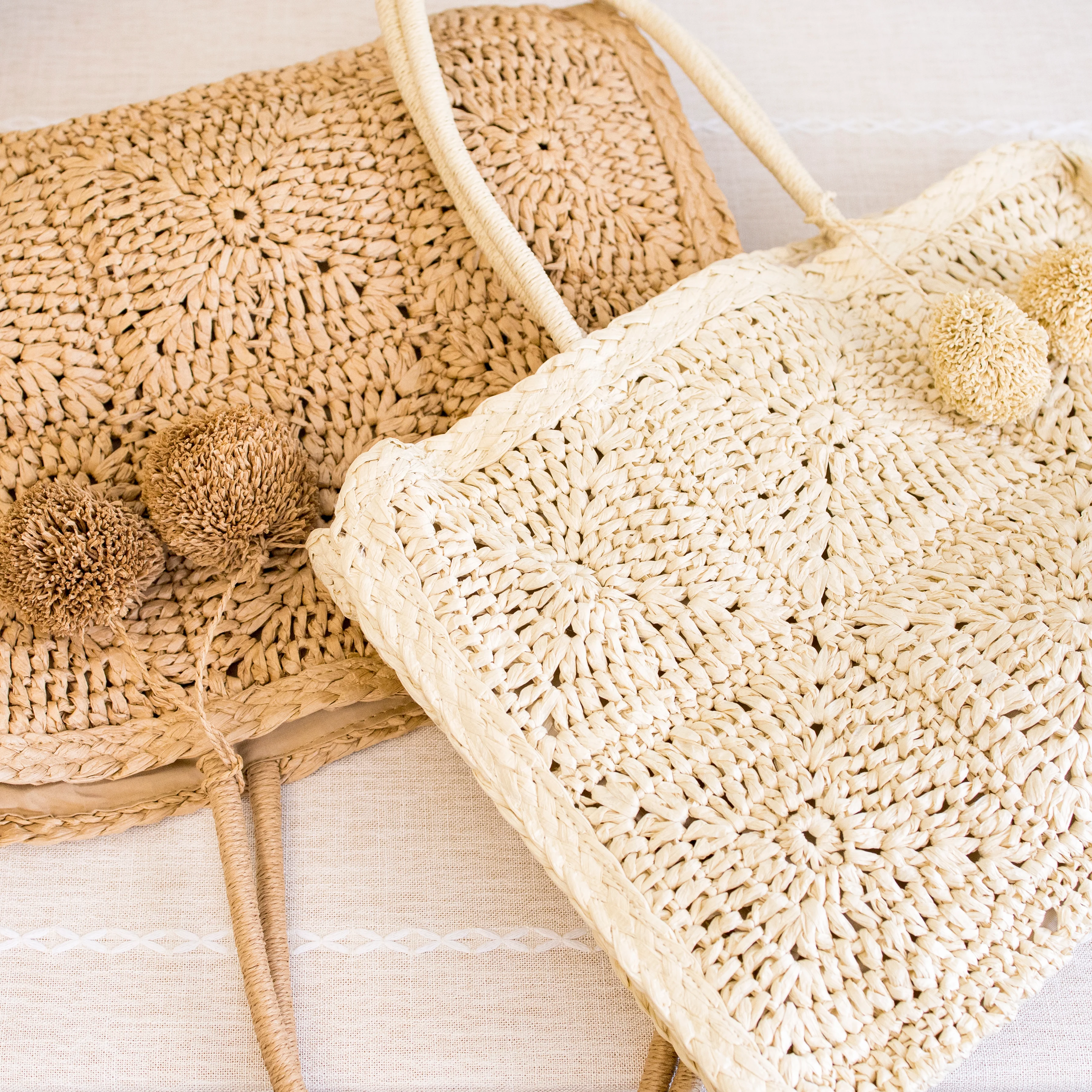 Handbags Large Straw Summer Tote
