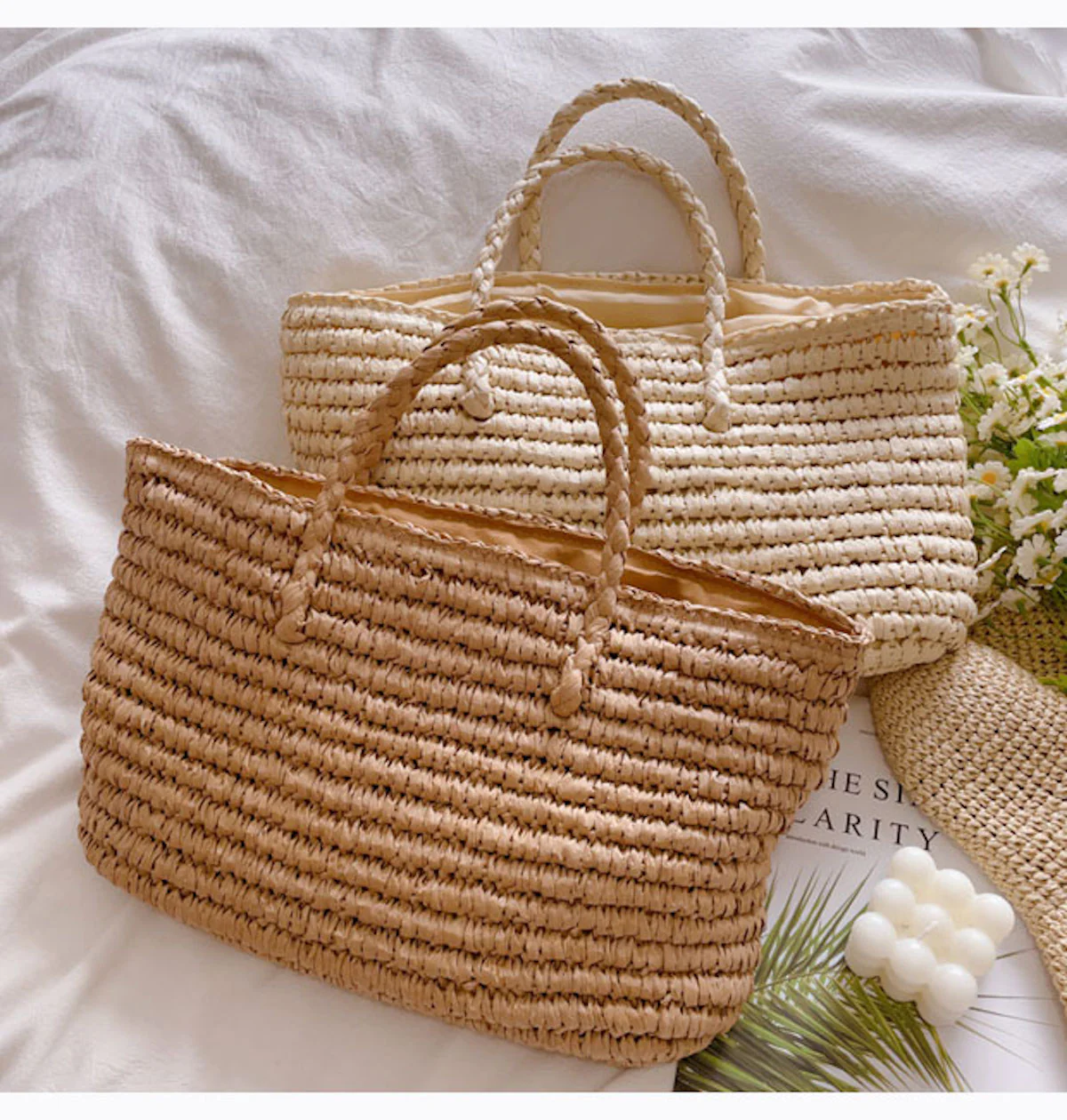 Handbags Straw Woven Summer Beach Bag