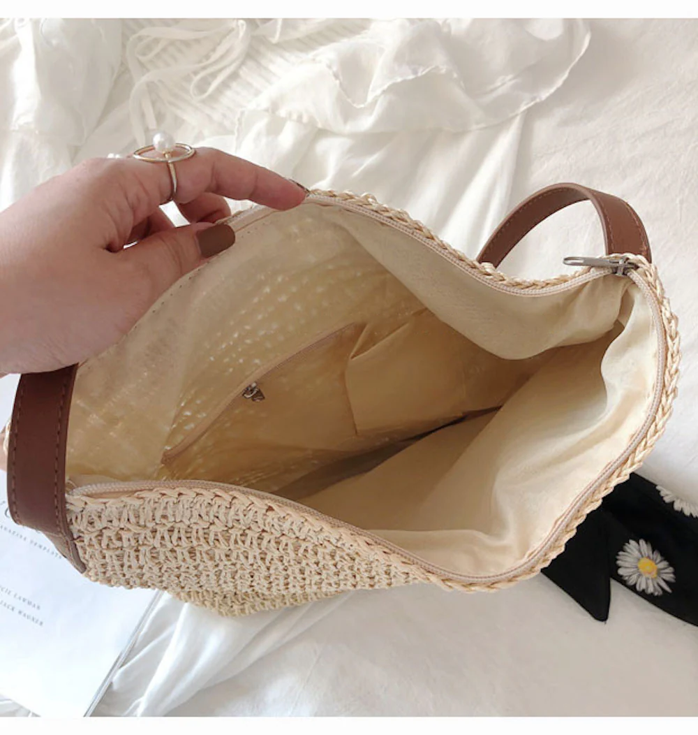 Handbags Straw Woven Retro Shoulder Bag