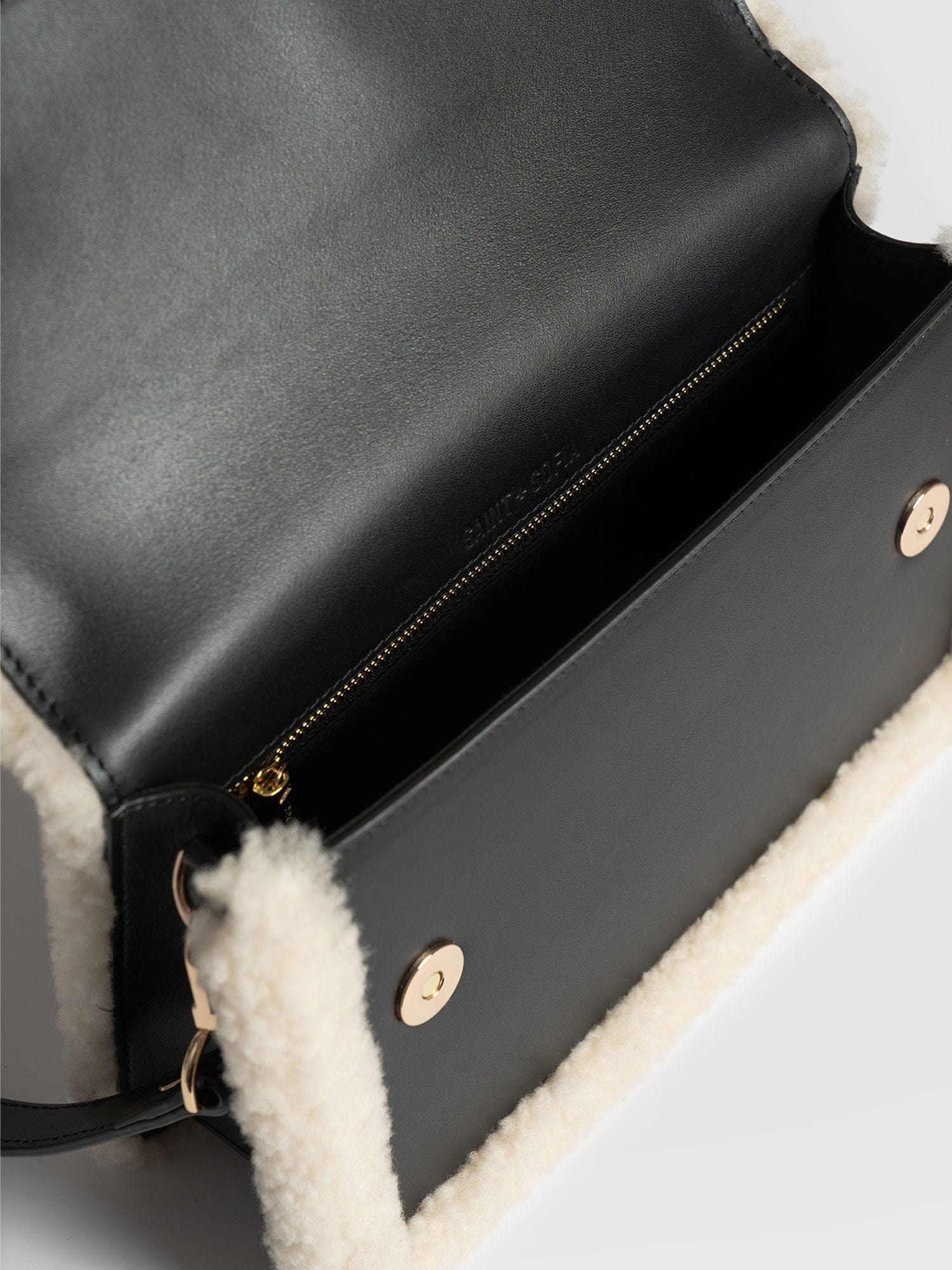 Cross Body Bag - Black/Ecru