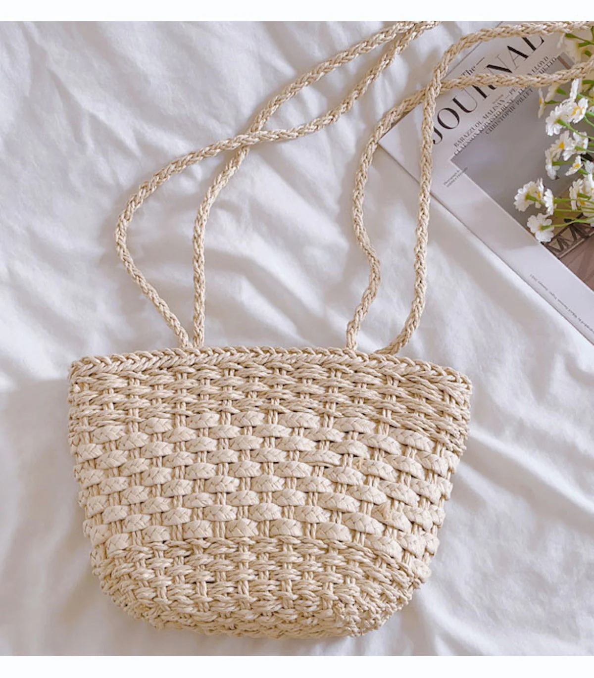 Handbags Simple Woven Straw Tote Bag