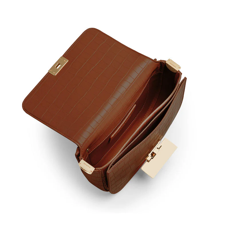 Gaia Crossbody Saddle Bag