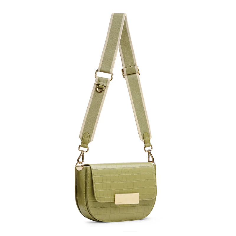 Gaia Crossbody Saddle Bag