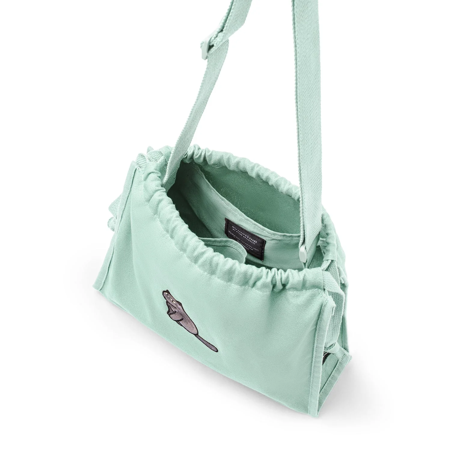 Furry Drawstring 37 Crossbody Bag