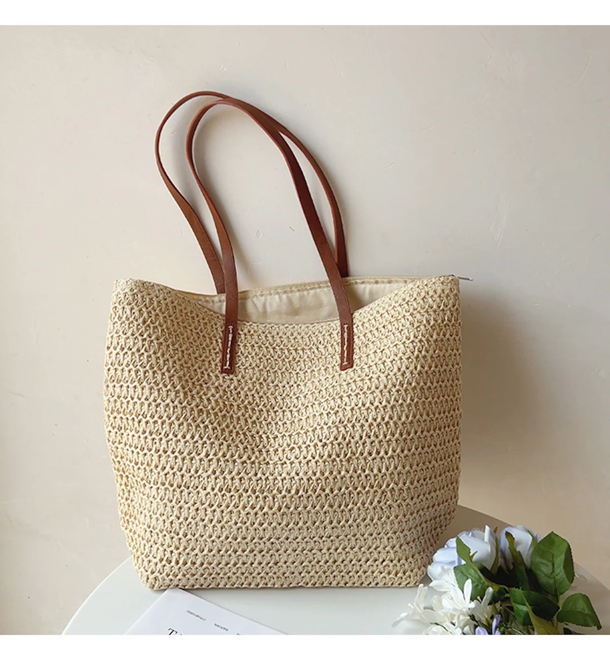 Handbags Straw Woven Tote