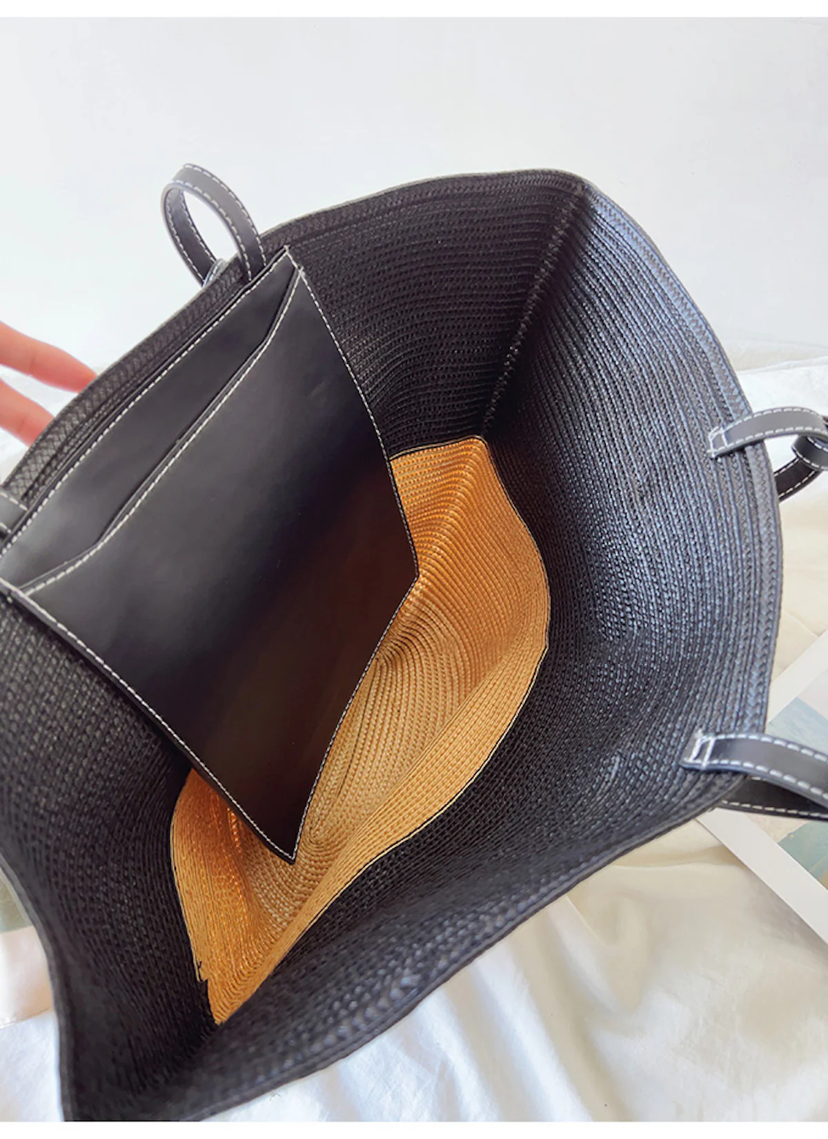 Handbags Large Shell Shaped Straw Purse Beach Bag