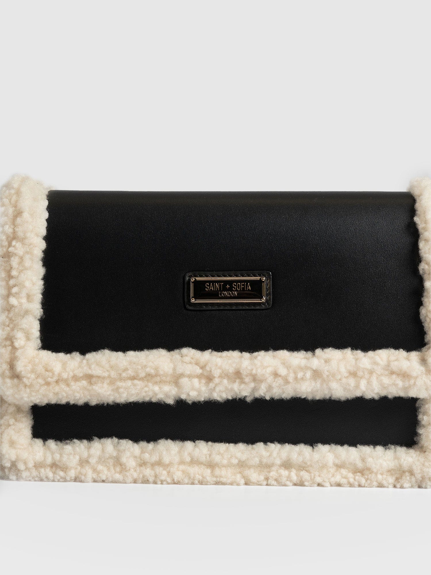 Cross Body Bag - Black/Ecru