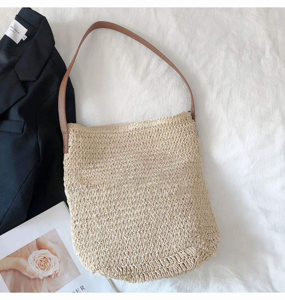 Handbags Straw Woven Retro Shoulder Bag