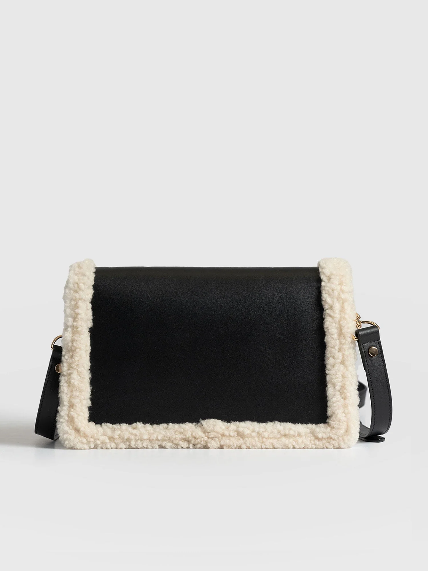 Cross Body Bag - Black/Ecru
