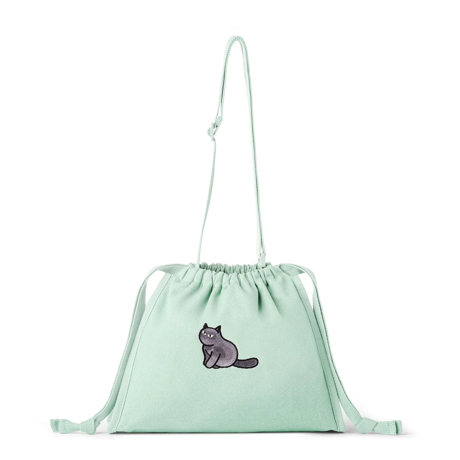Furry Drawstring 37 Crossbody Bag