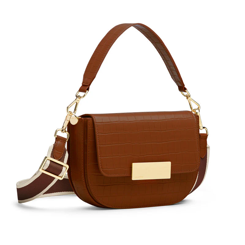 Gaia Crossbody Saddle Bag