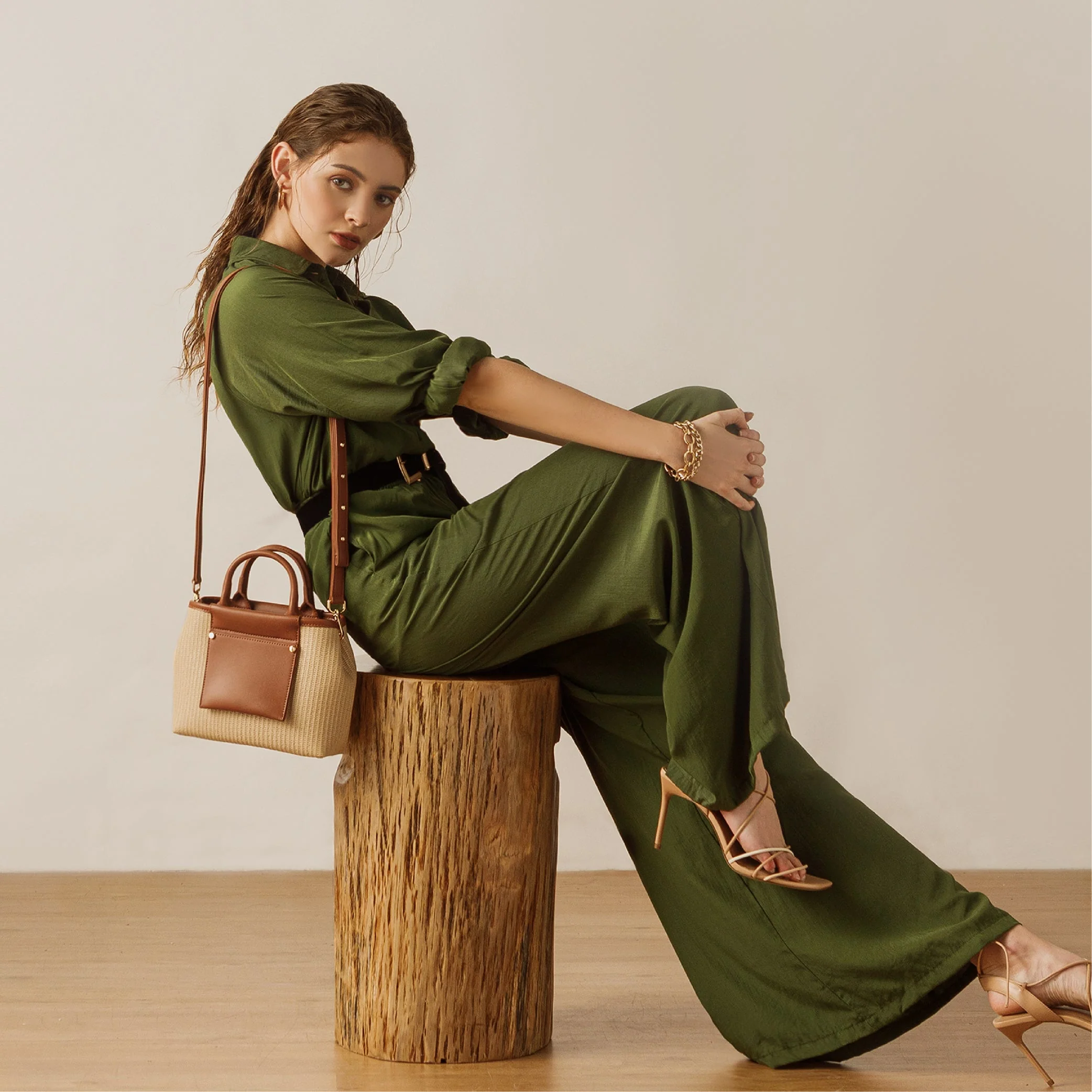 Picola Top Handle Bag Woven