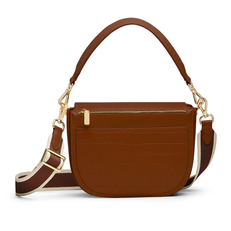 Gaia Crossbody Saddle Bag