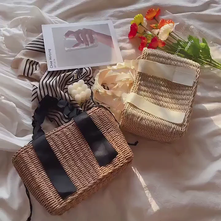 Handbags Summer Straw Beach Basket Handbag