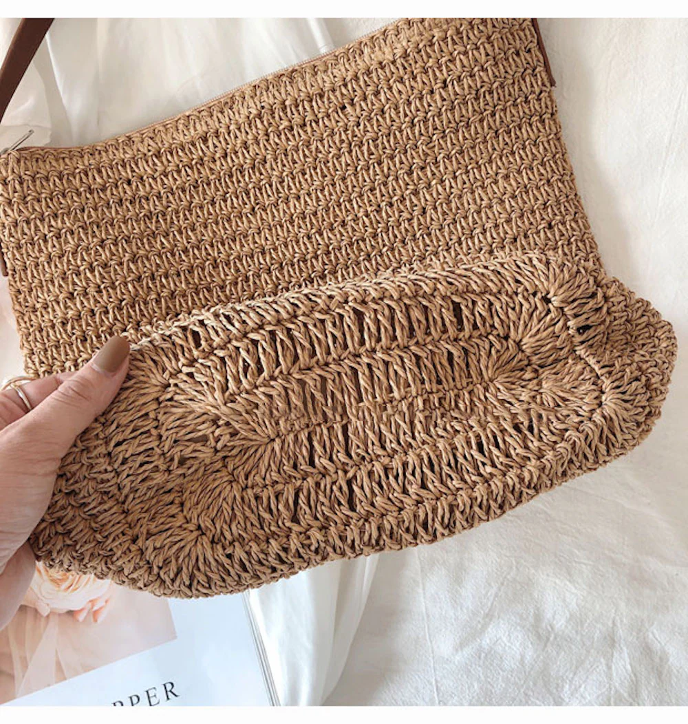 Handbags Straw Woven Retro Shoulder Bag