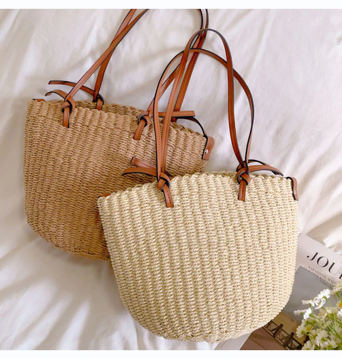Handbags Medium Summer Basket Tote