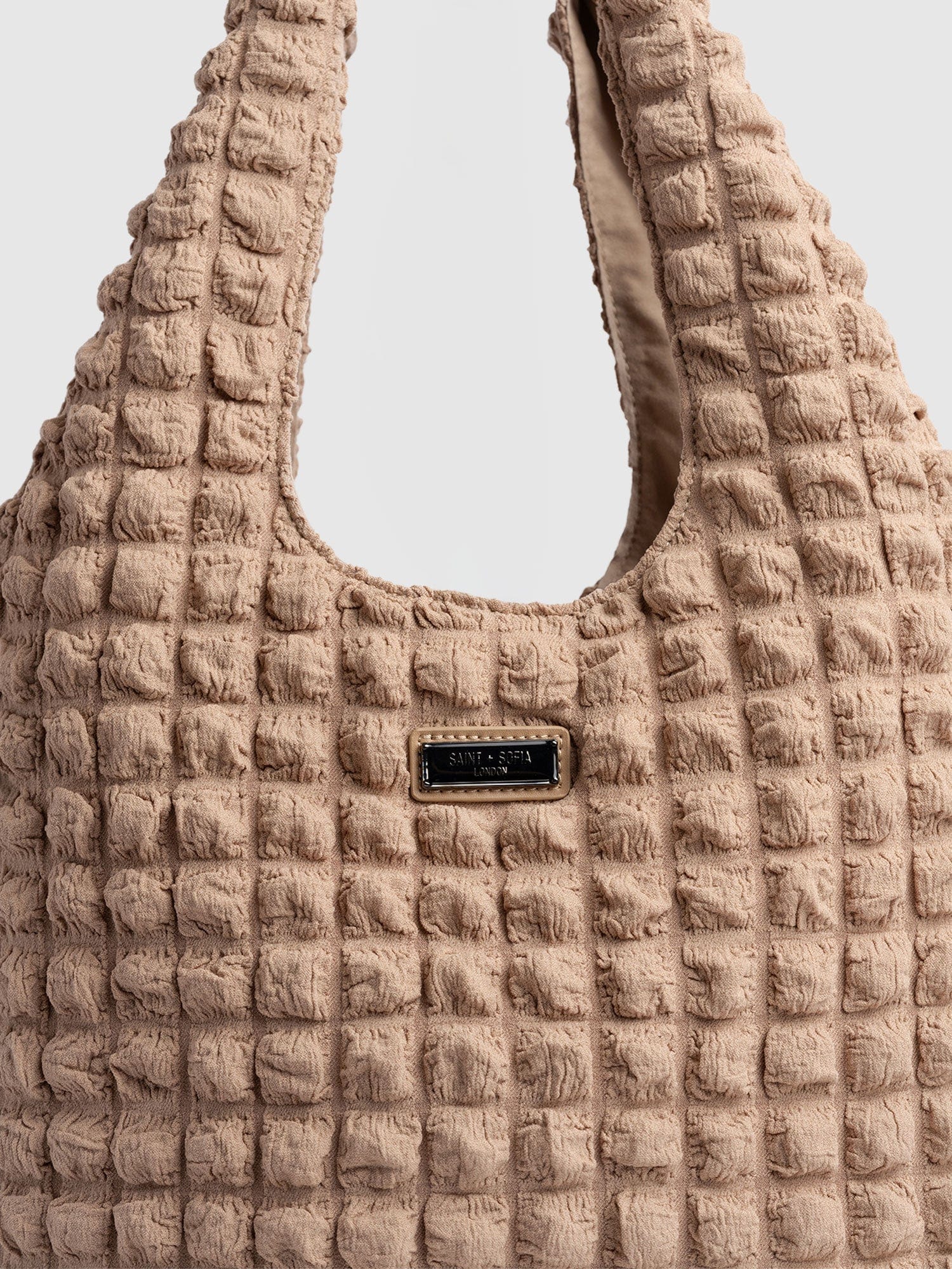 Shoulder Tote Bag - Beige