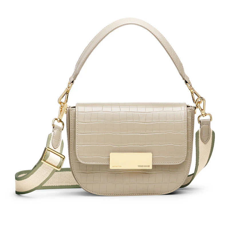 Gaia Crossbody Saddle Bag