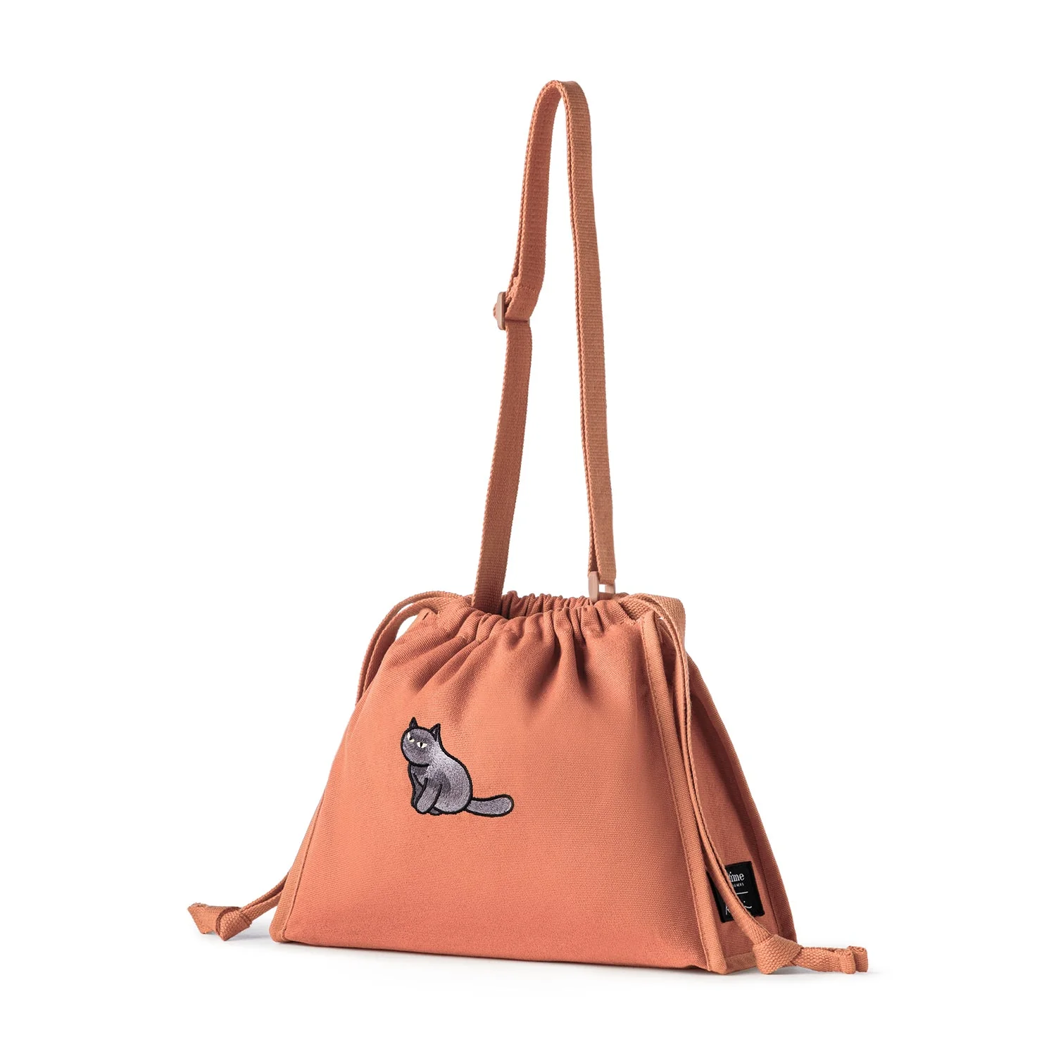 Furry Drawstring 37 Crossbody Bag